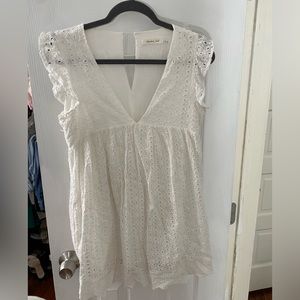 White lace dress